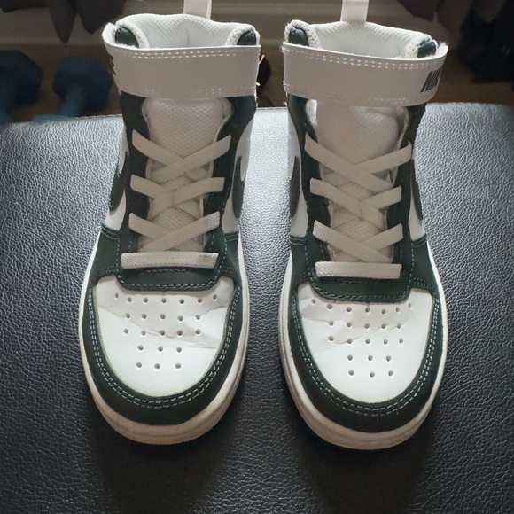 Nike Other - Kids Nike Court Borough Mid 2- Green and White